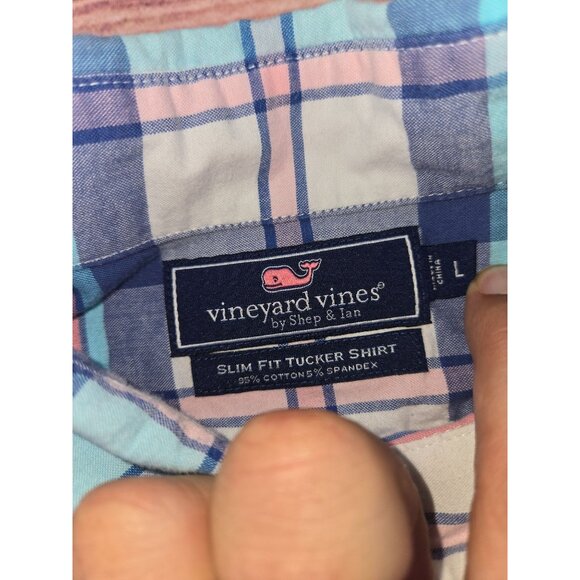 Vineyard Vines Mens Slim Fit Tucker Long Sleeve Shirt Large - Picture 5 of 7